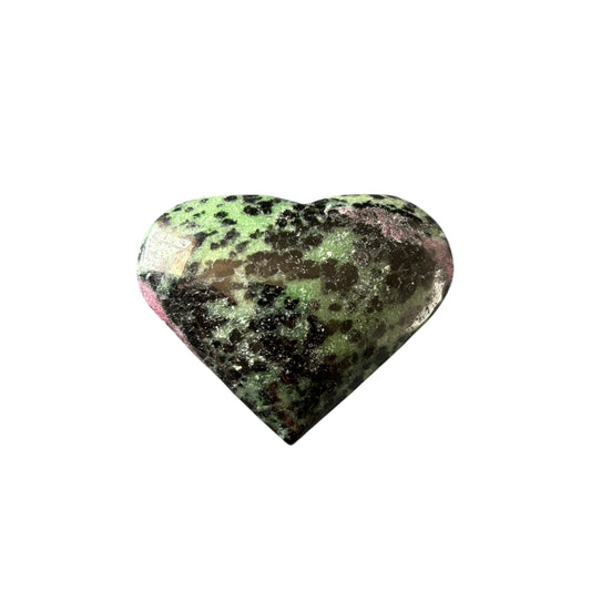 130g Ruby Zoisite Heart