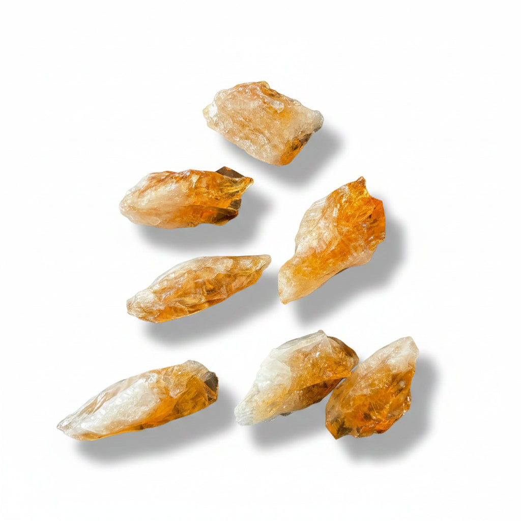 10-15g Heat Treated Amethyst Citrine Raw