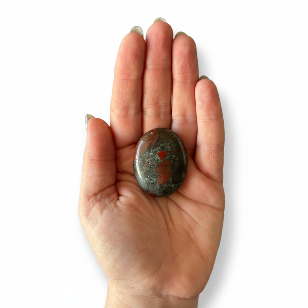 37g African Bloodstone Palm Stone