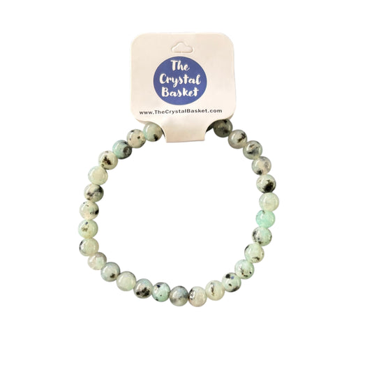 6mm Kiwi Jasper Bracelet