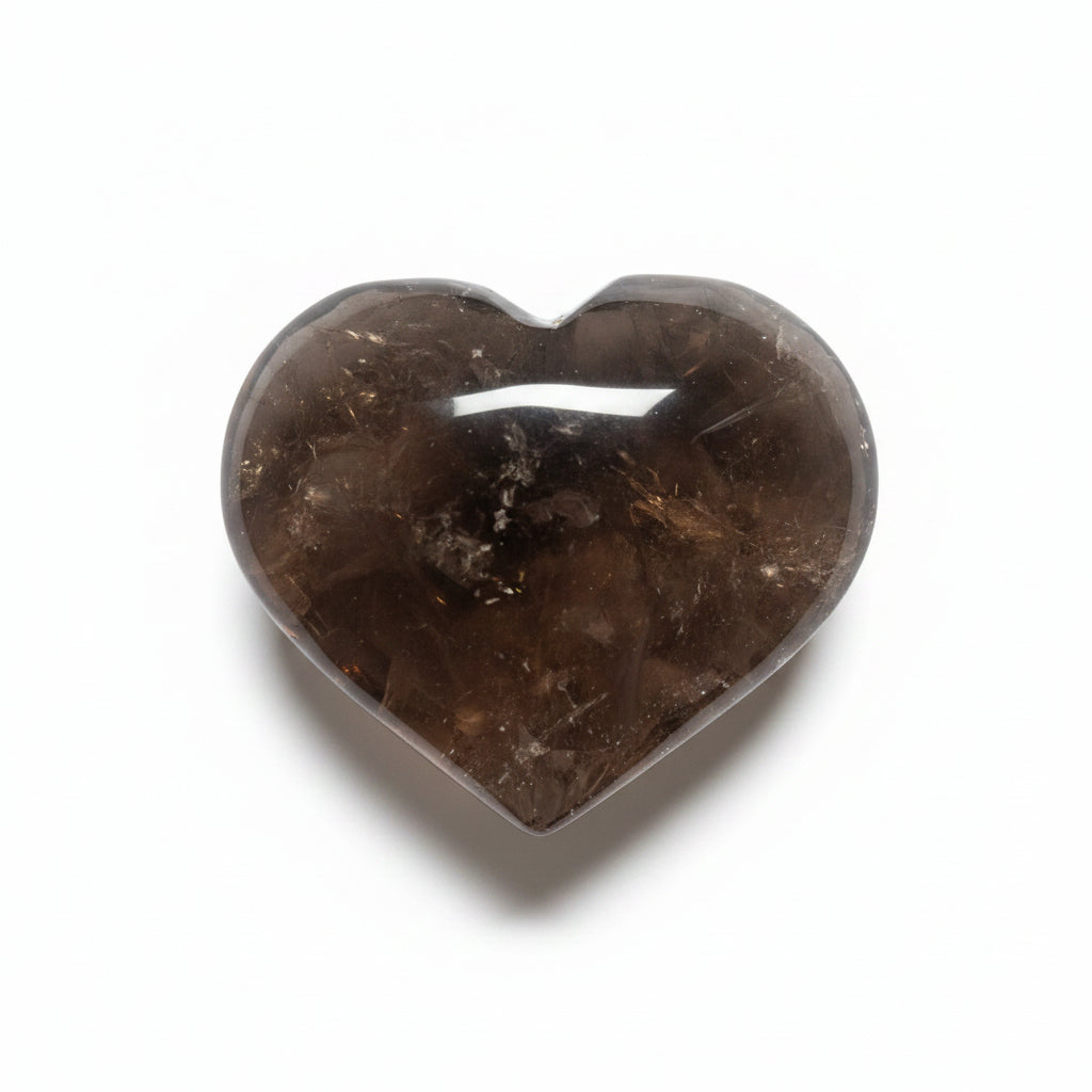 123g Smokey Quartz Heart