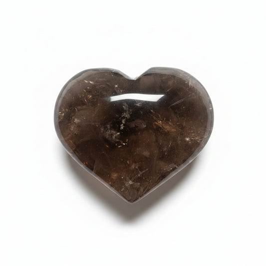 123g Smokey Quartz Heart