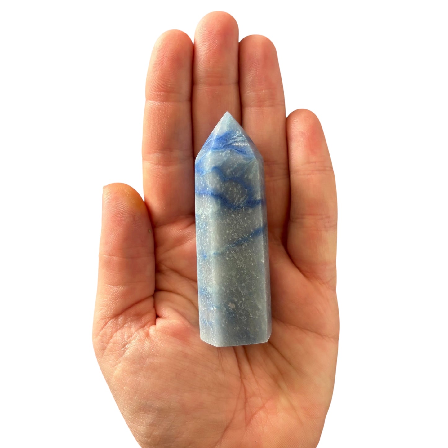 80mm Blue Aventurine Point