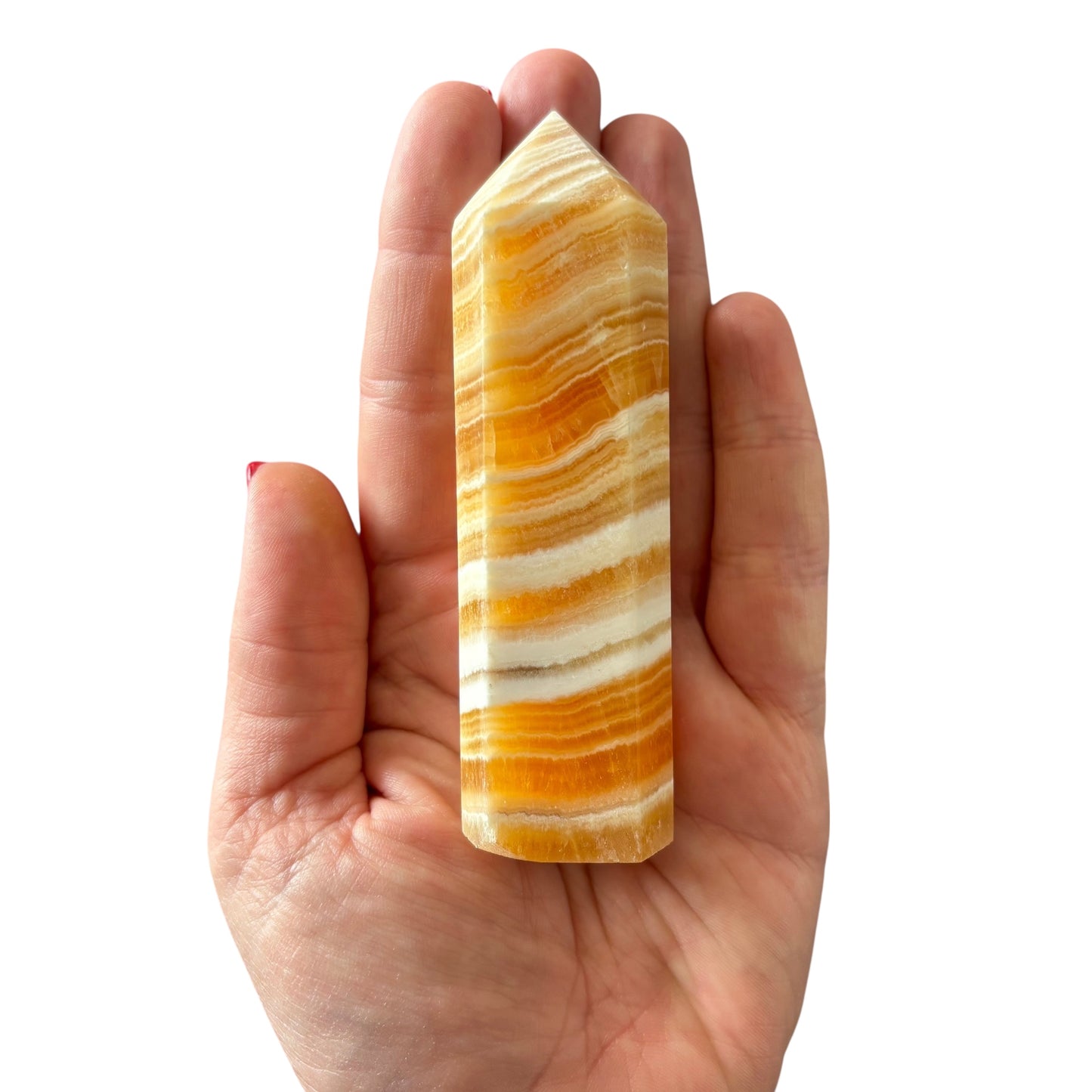 104mm Yellow Calcite Point