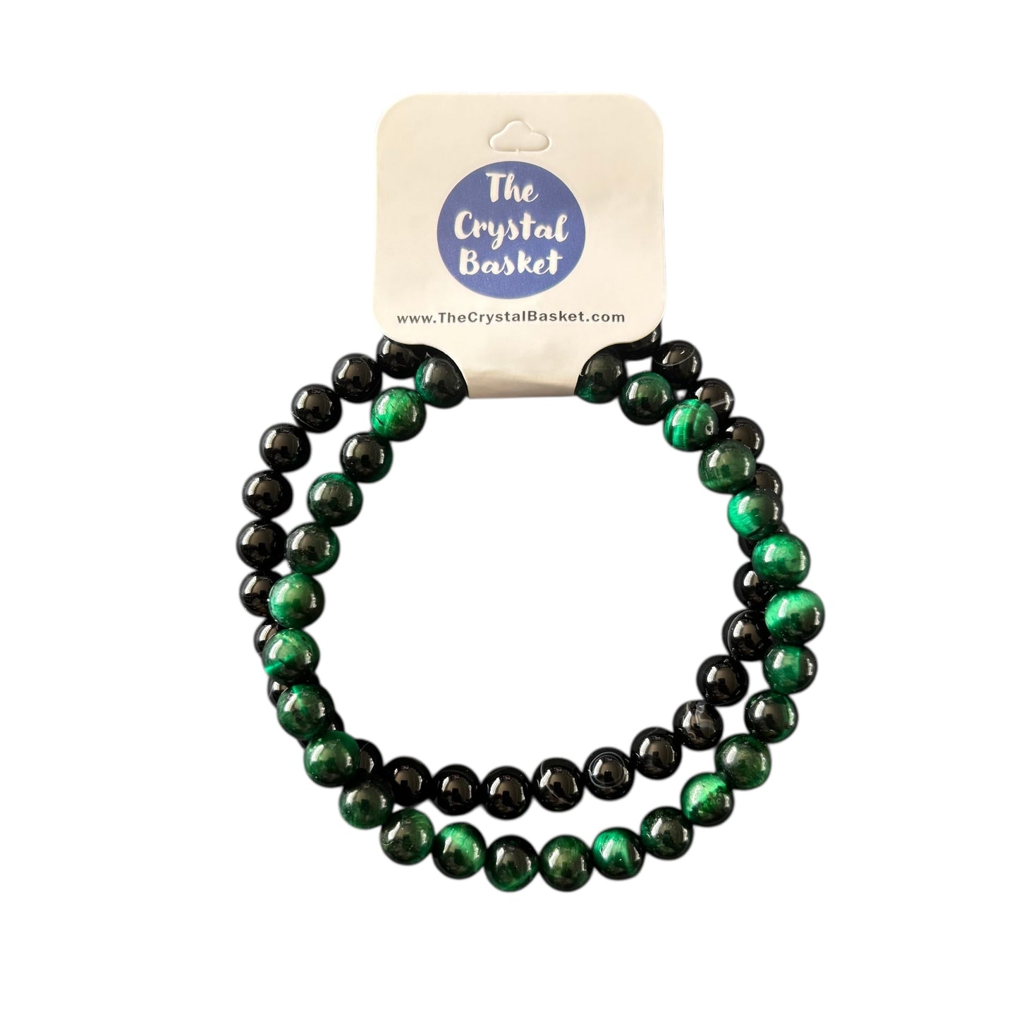 6mm Capricorn Black Sardonyx&Green Tiger Eye Bracelet Set
