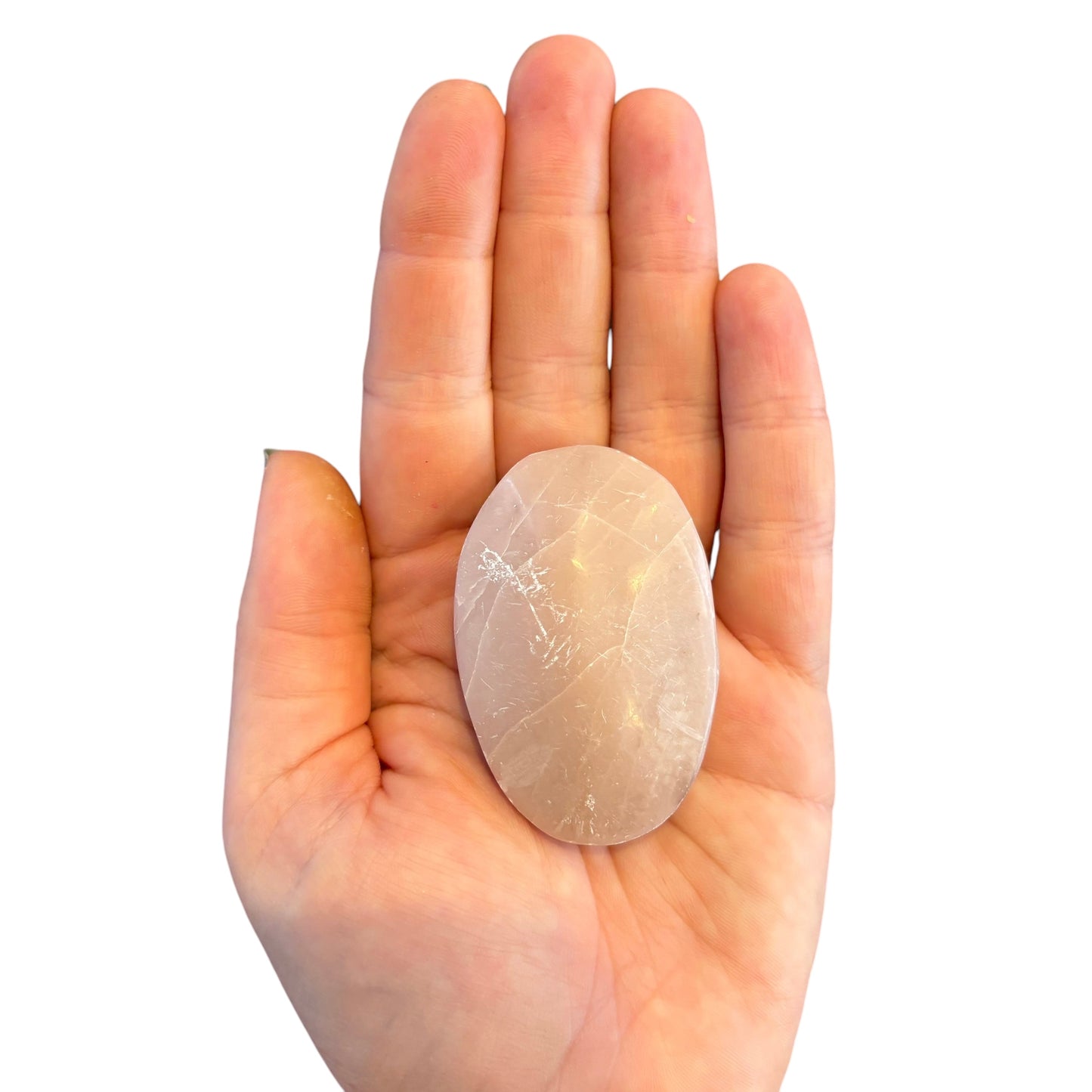 79g Pink Opal Palm Stone