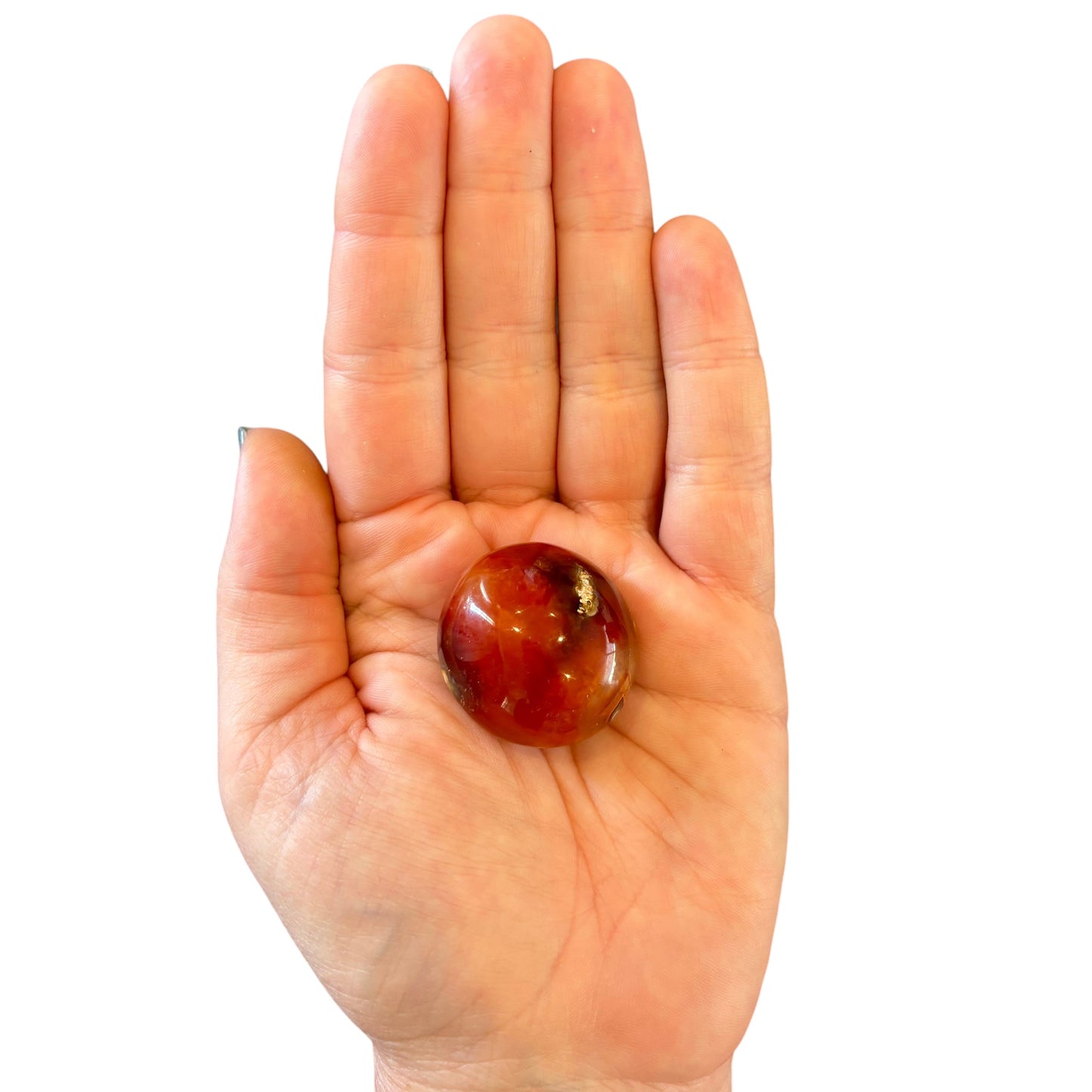 36g Carnelian Palm Stone