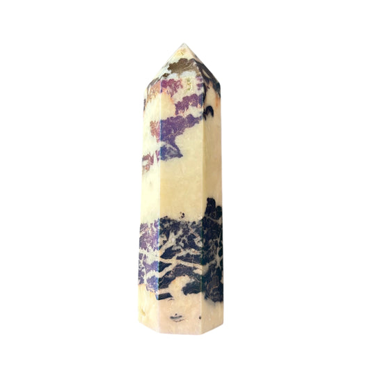 90mm Aura Zebra Jasper Point