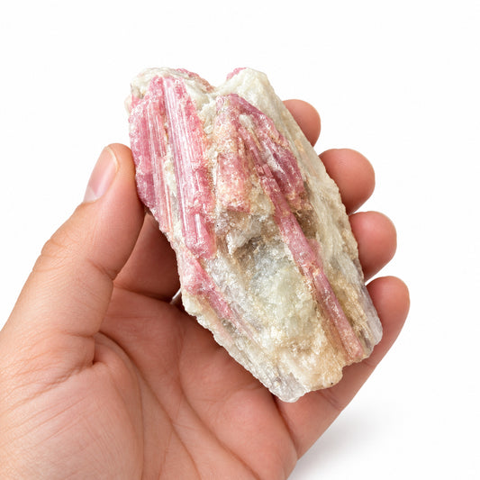 174g Pink Tourmaline in Quartz Raw