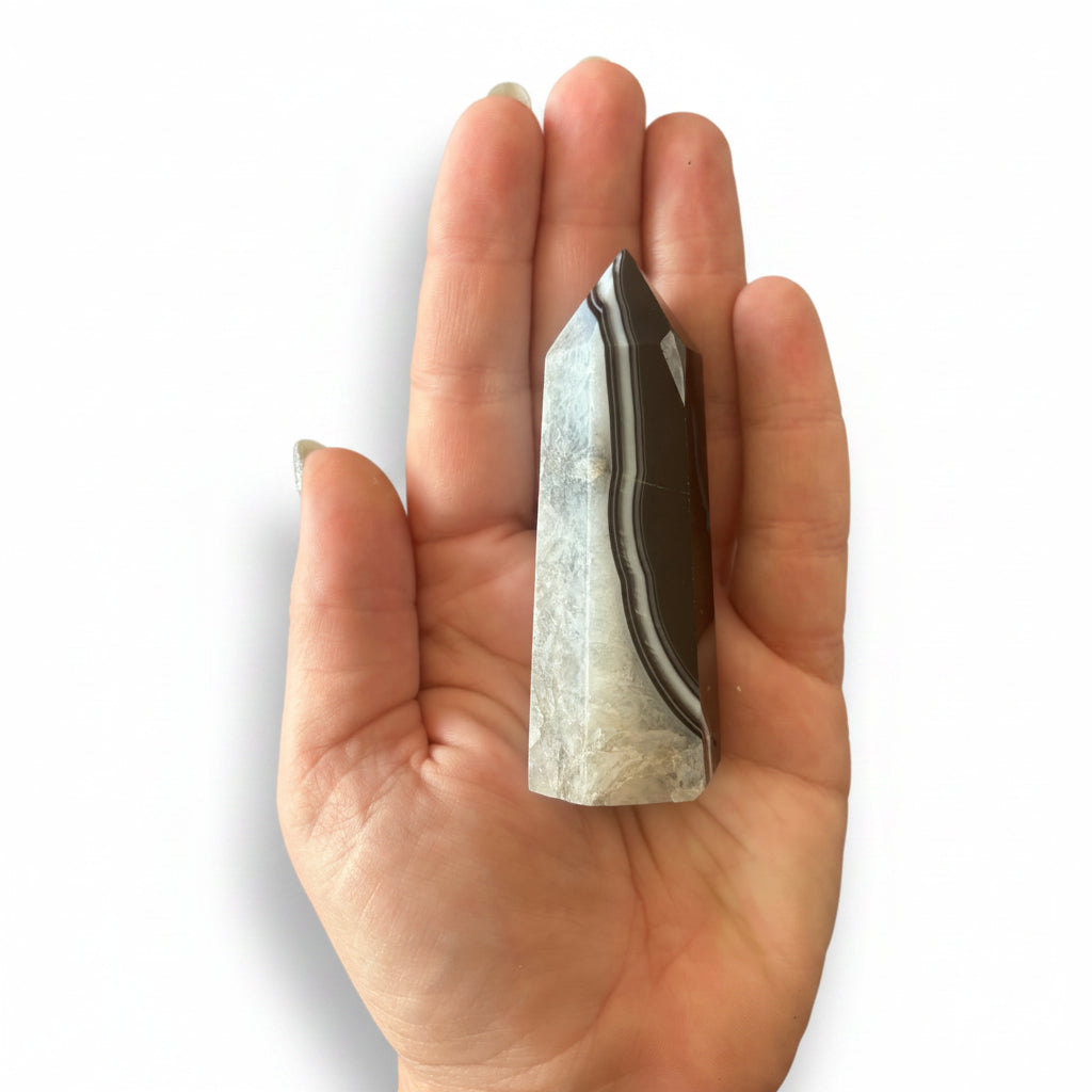 84mm Black Sardonyx Point