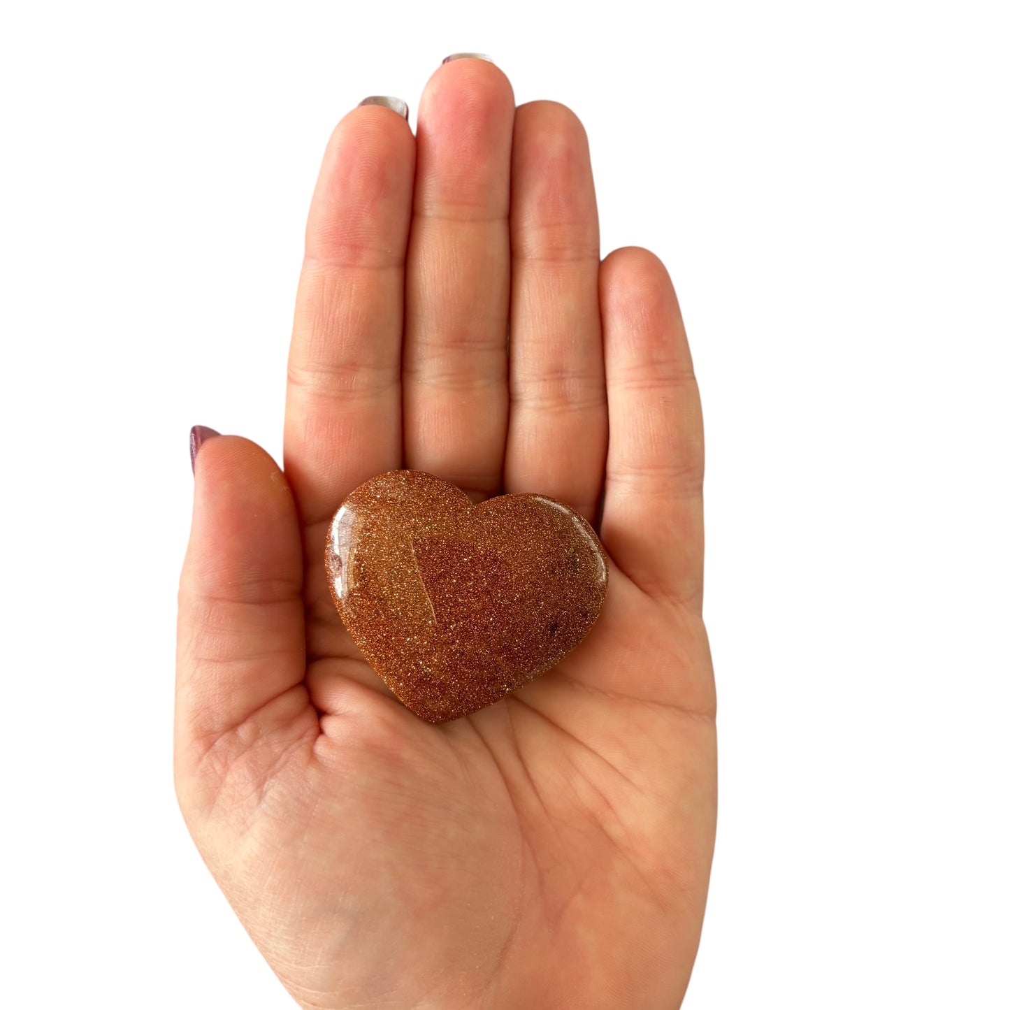 50g Goldstone Heart
