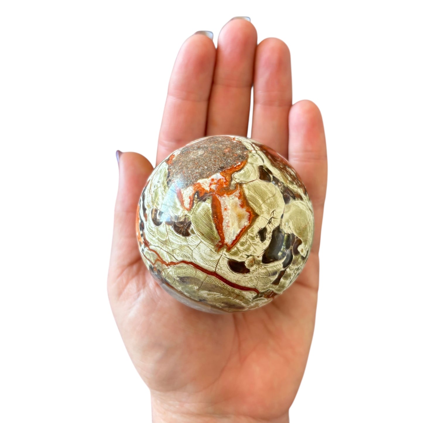 67mm Money Agate Sphere