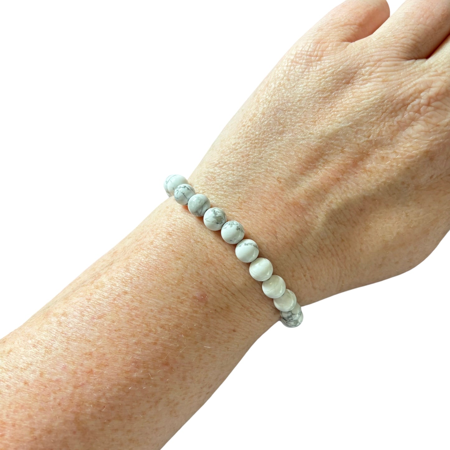 8mm Howlite Bracelet