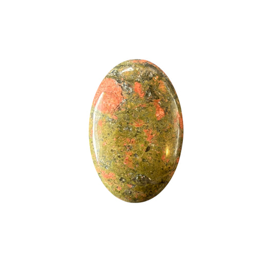 58g Unakite Palm Stone