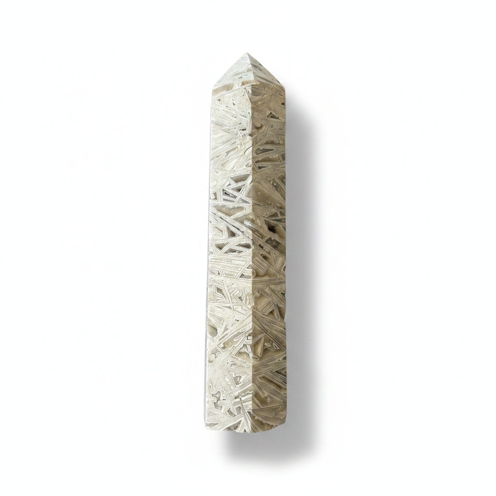195mm White Mexican Agate Point