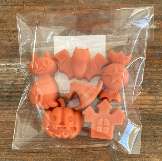 Blood Orange Halloween shapes Wax Melt Bag