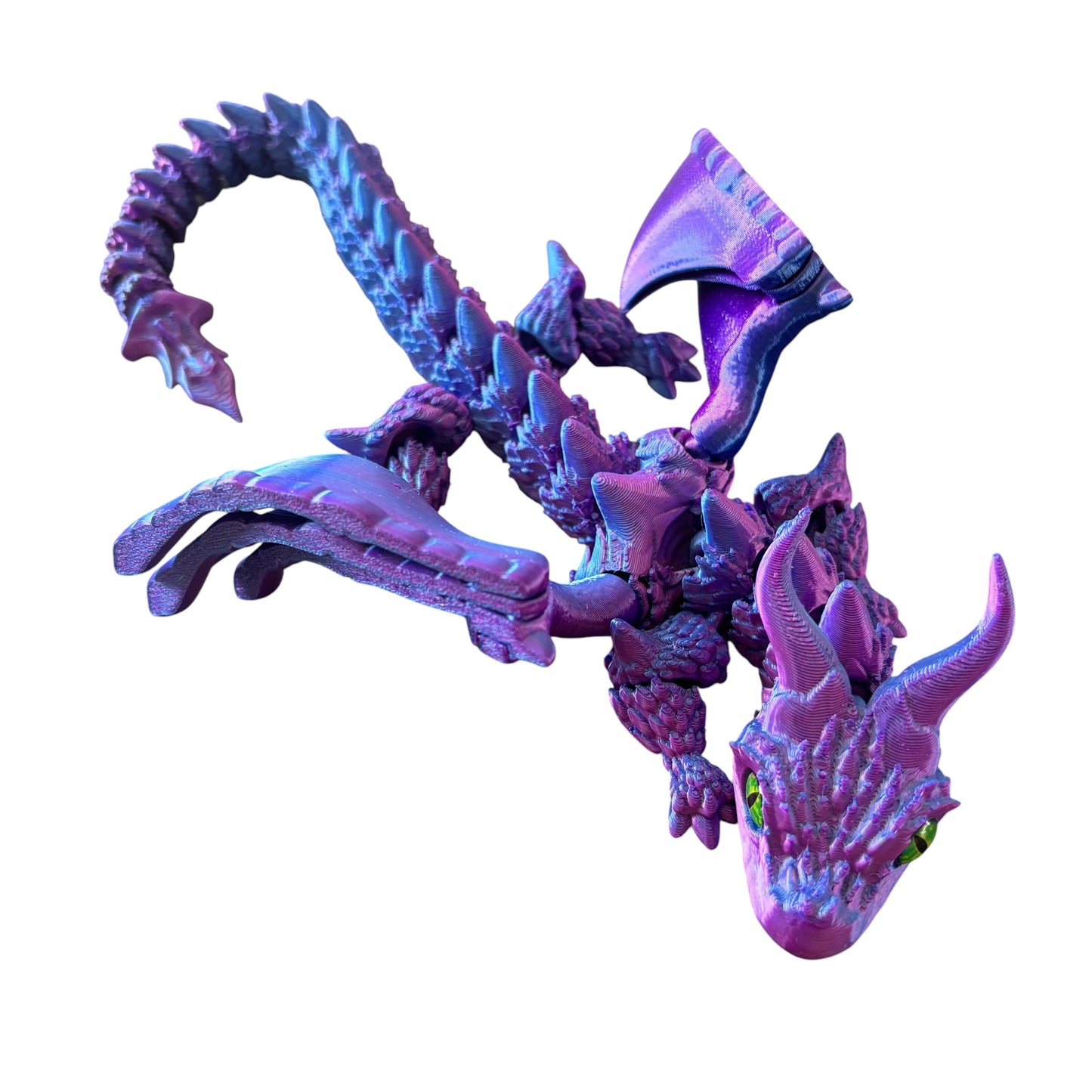 3D large Blue/Purple Dragon