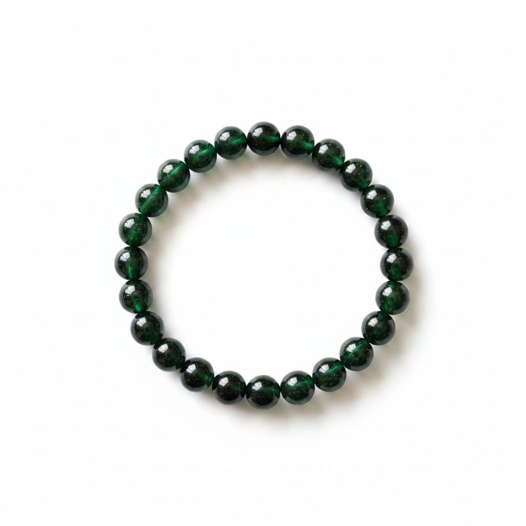 8mm Green Sandstone Bracelet