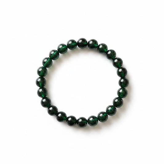 8mm Green Sandstone Bracelet