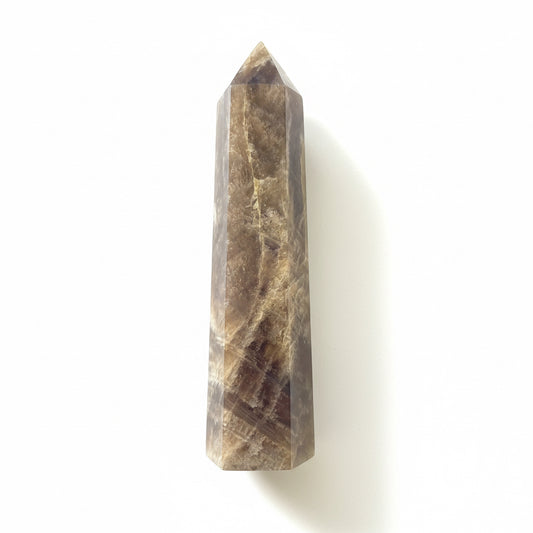 165mm Black Moonstone Point