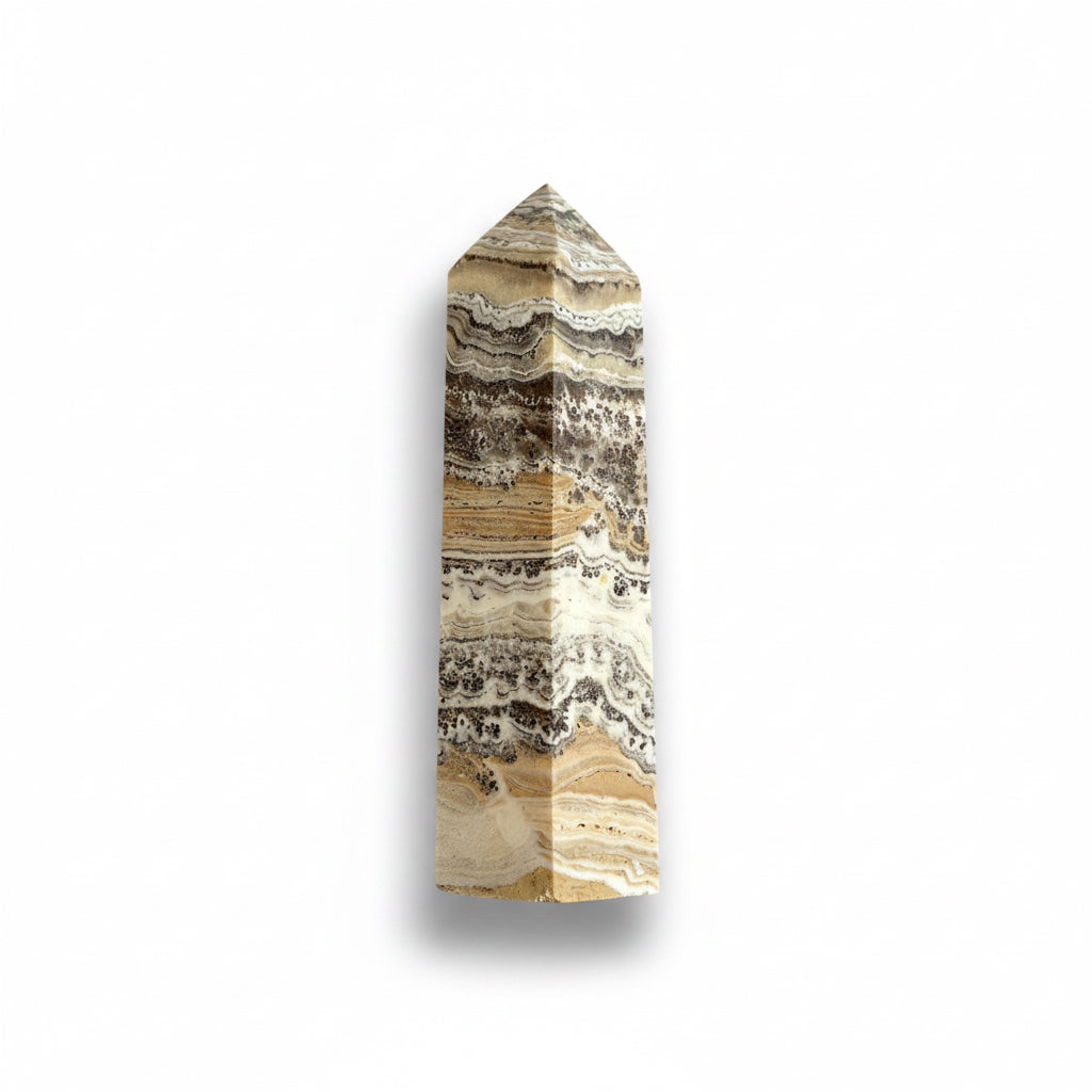154mm Banded Calcite Point