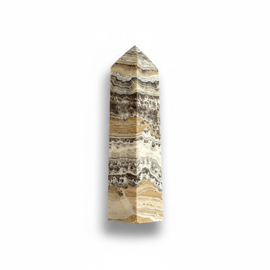 154mm Banded Calcite Point