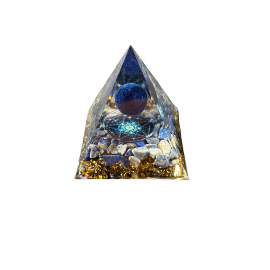 Lapis Lazuli Sphere Pyramid