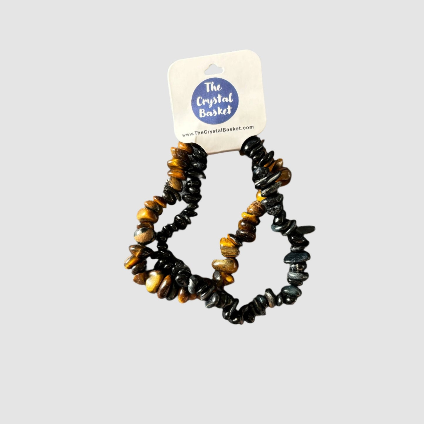 Blue Tiger Eye & Gold Tiger Eye Bracelet Set
