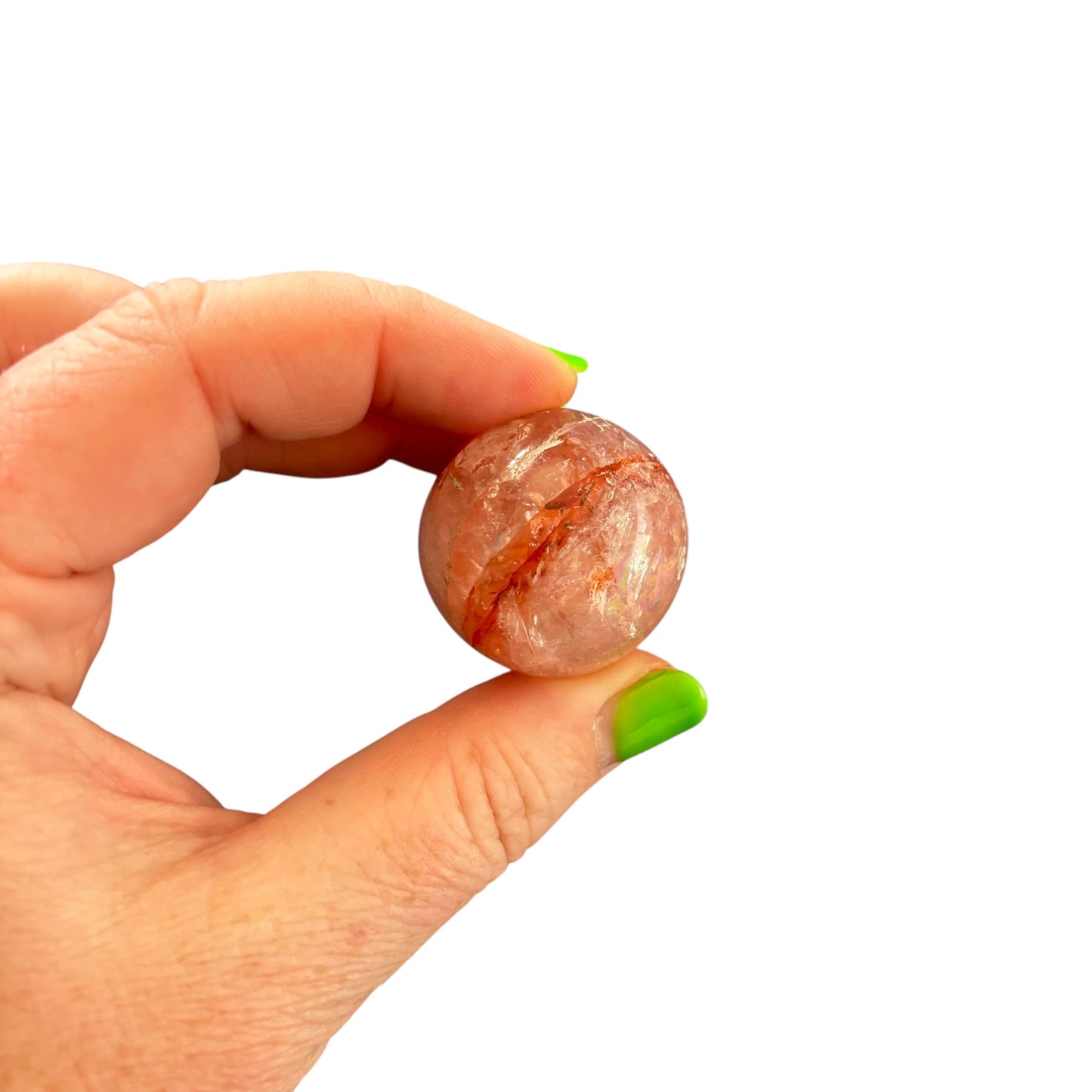 33mm Fire Quartz Sphere