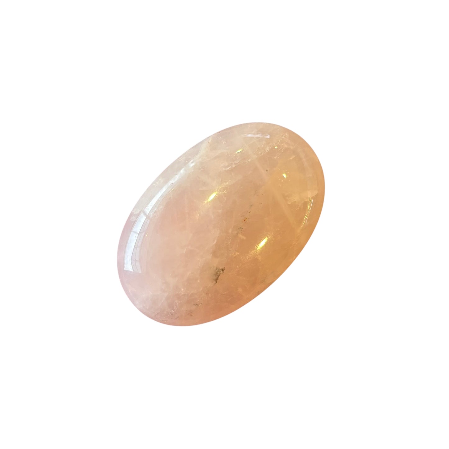 74g Rose Quartz Palm Stone