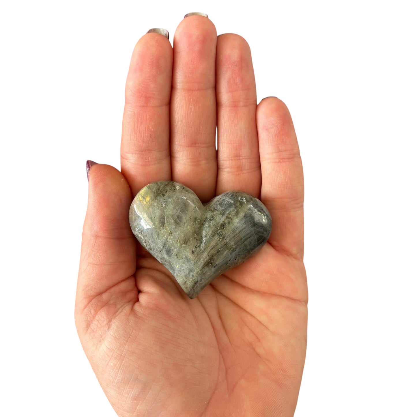 73g Labradorite Heart