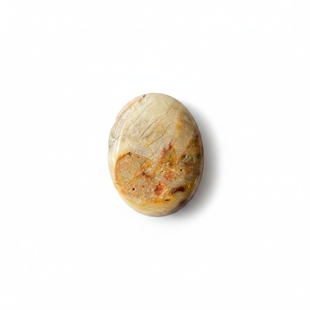 36g Crazy Lace Agate Palm Stone