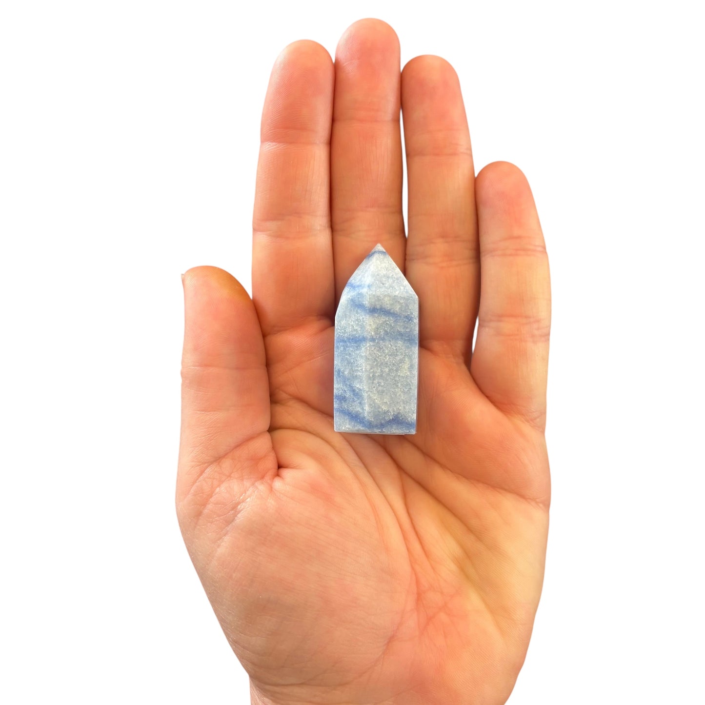 46mm Blue Aventurine Point