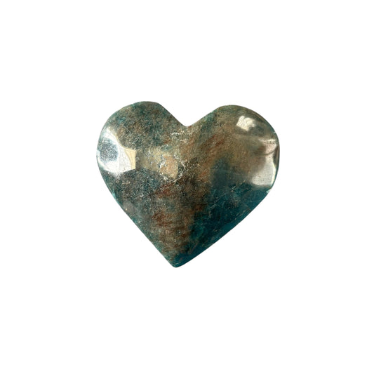 135g Blue Apatite Heart