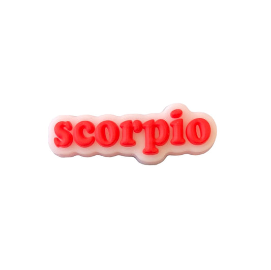 Scorpio Zodiac Shoe Charm