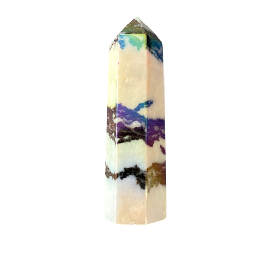 80mm Aura Zebra Jasper Point