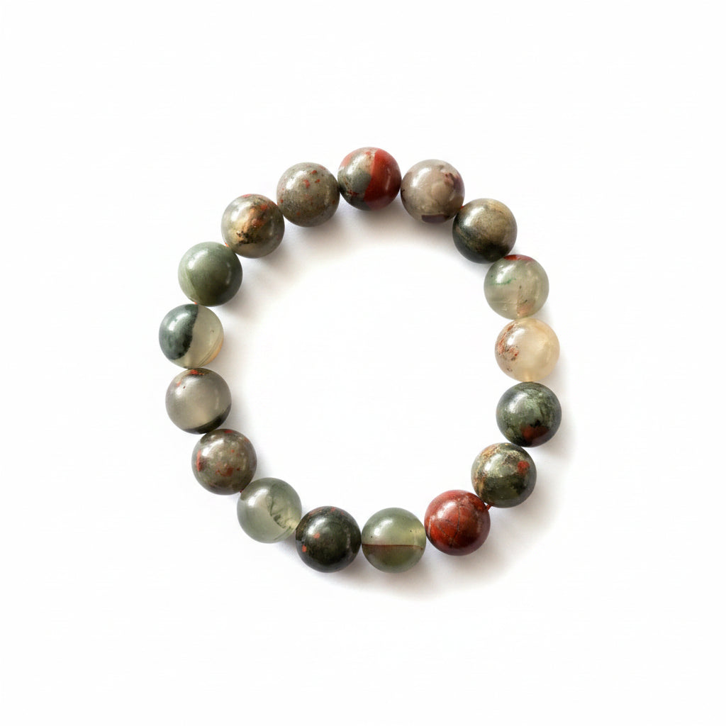 10mm African Bloodstone Bracelet