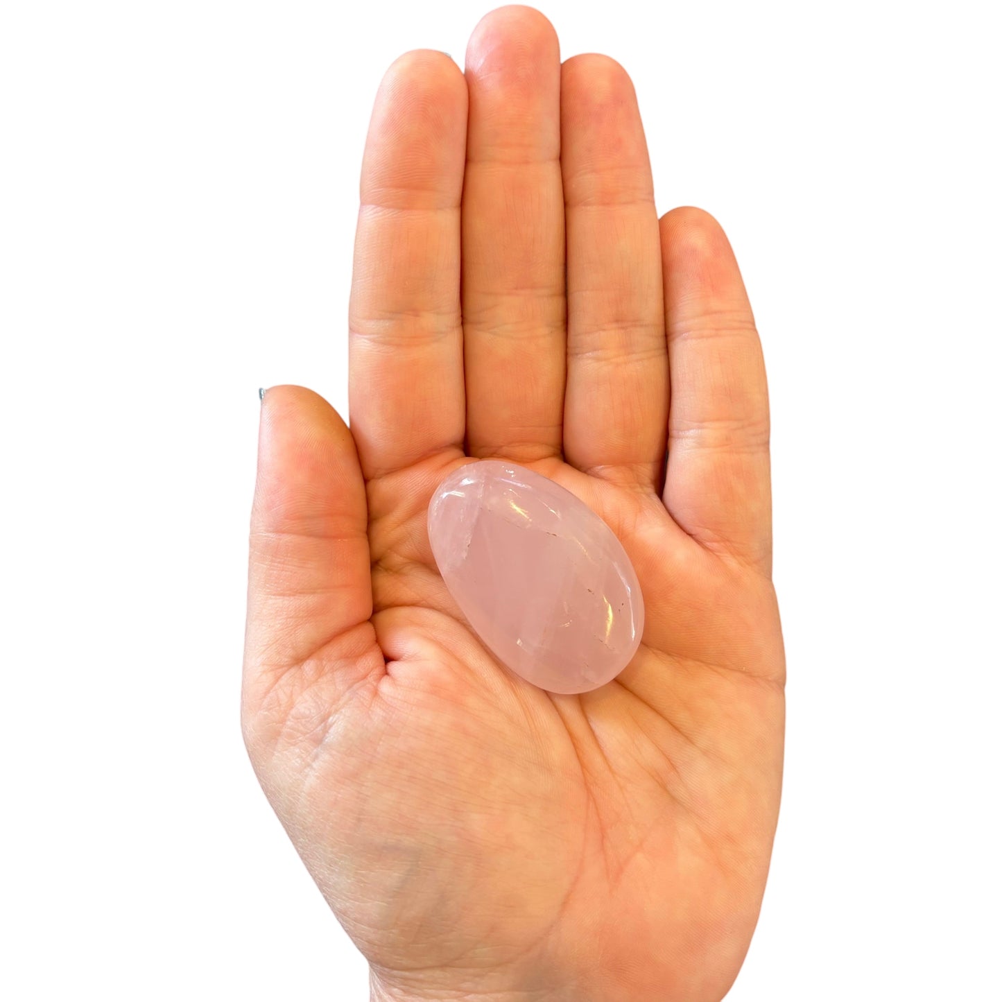 36g Rose Quartz Palm Stone