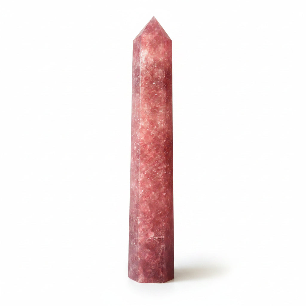 162mm Strawberry Quartz Point
