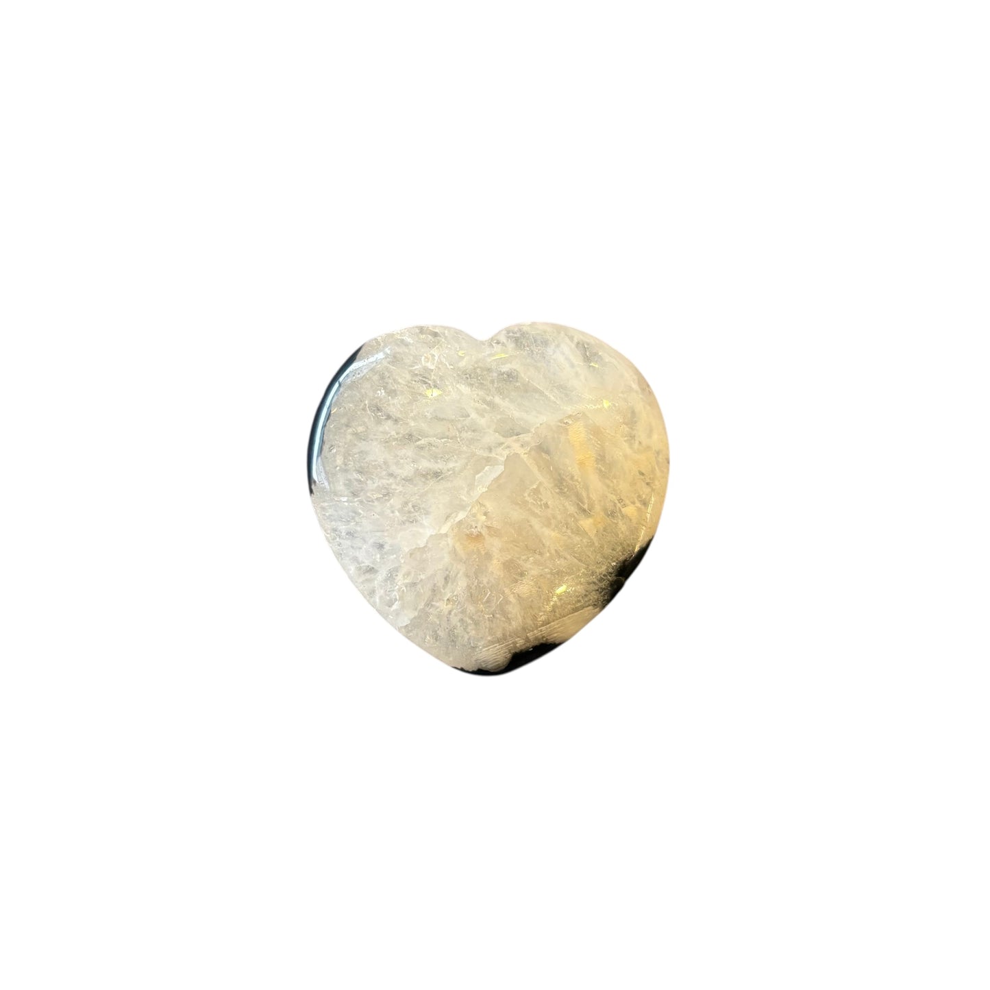 35g Black Agate Heart