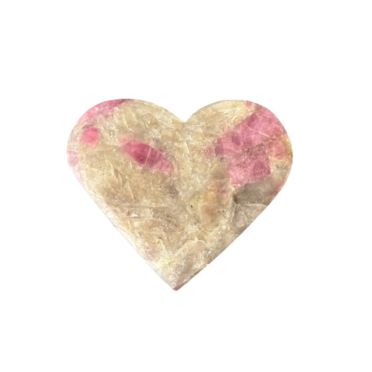 132g Pink Tourmaline Heart