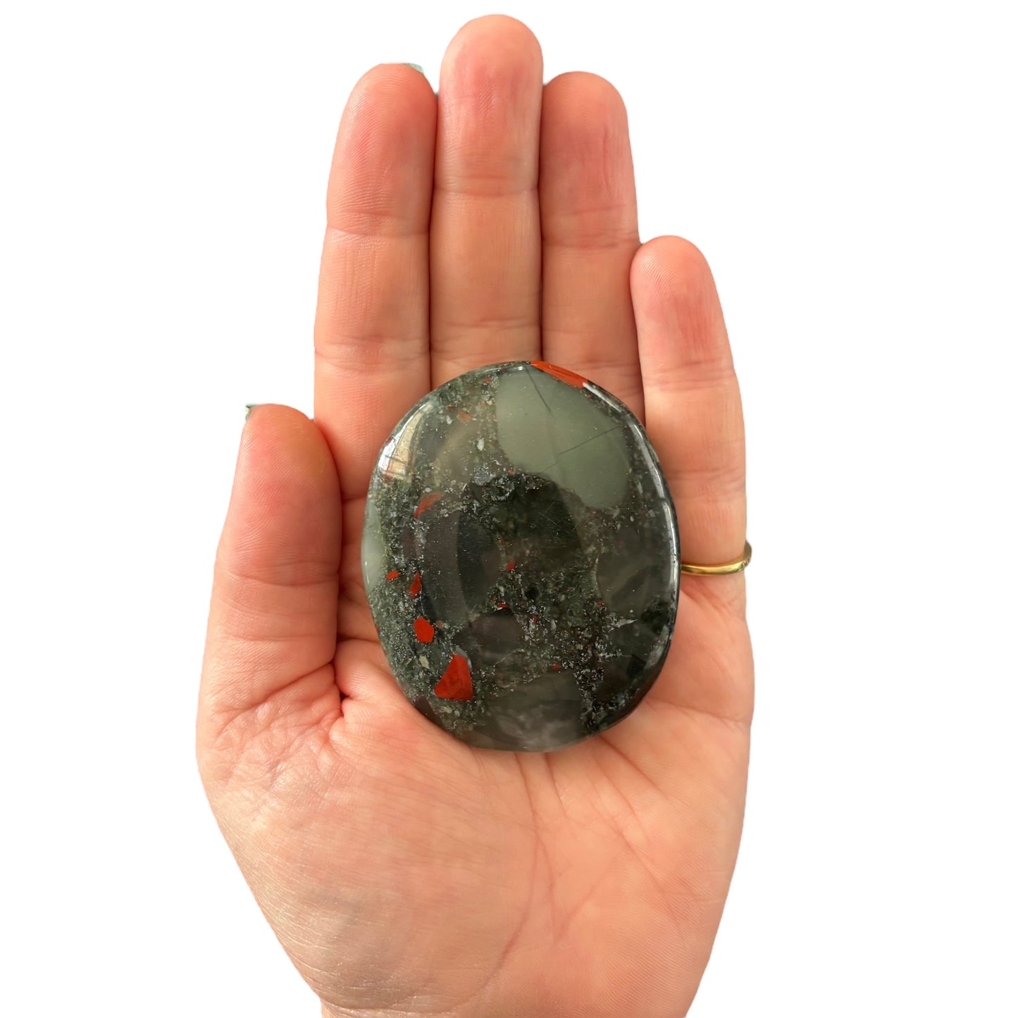 104g African Bloodstone Palm Stone