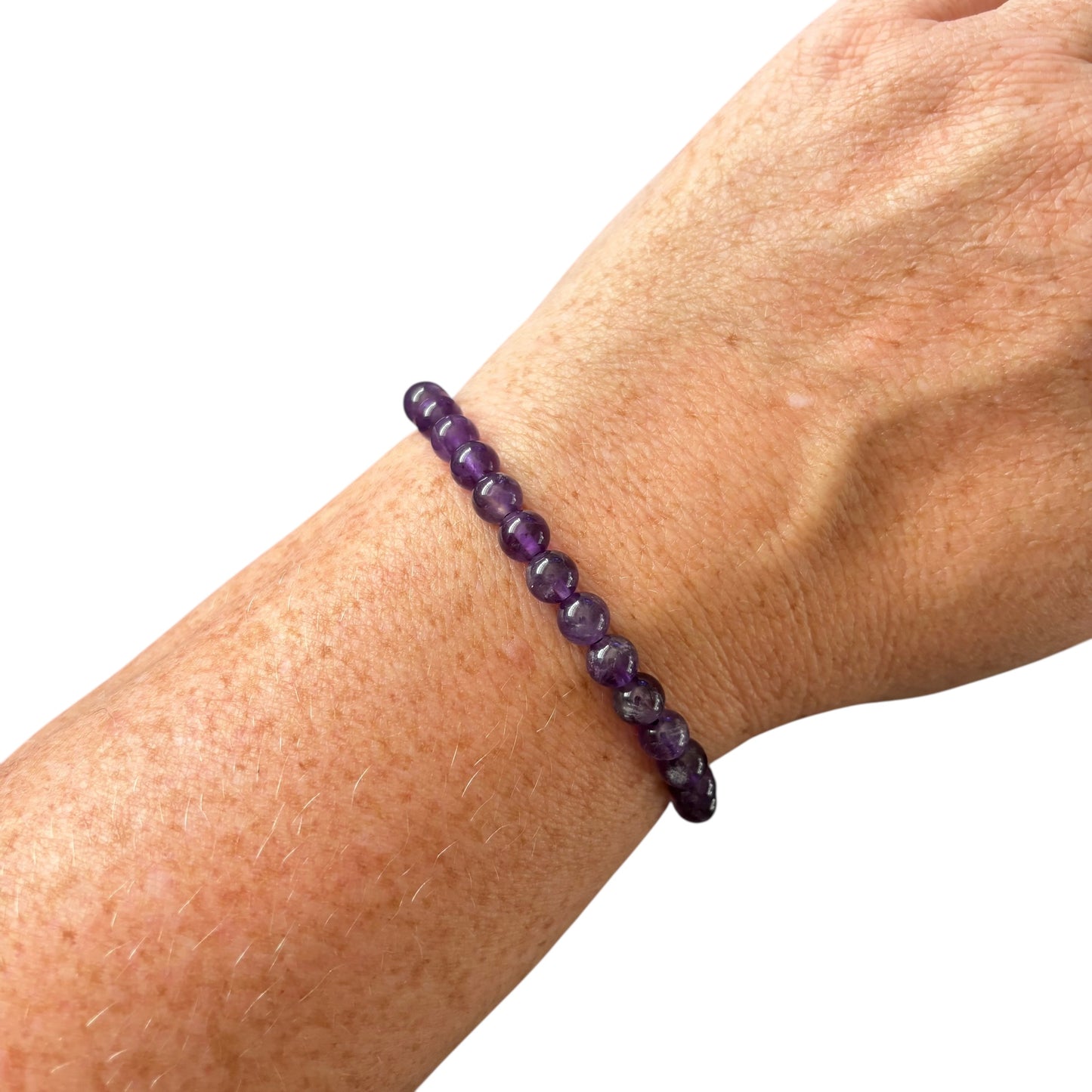 6mm Amethyst Bracelet