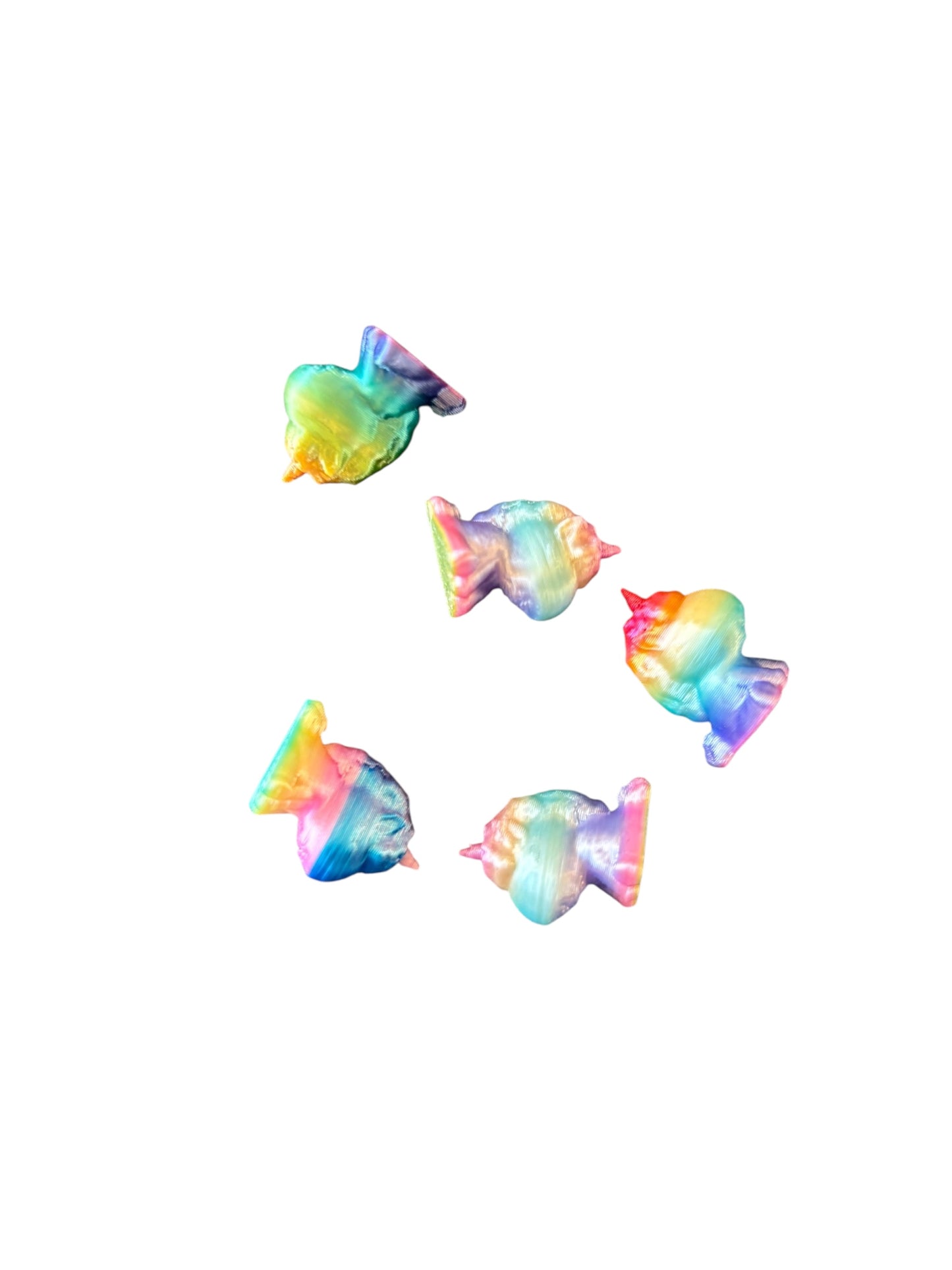 3D Printed Unicorn-Rainbow