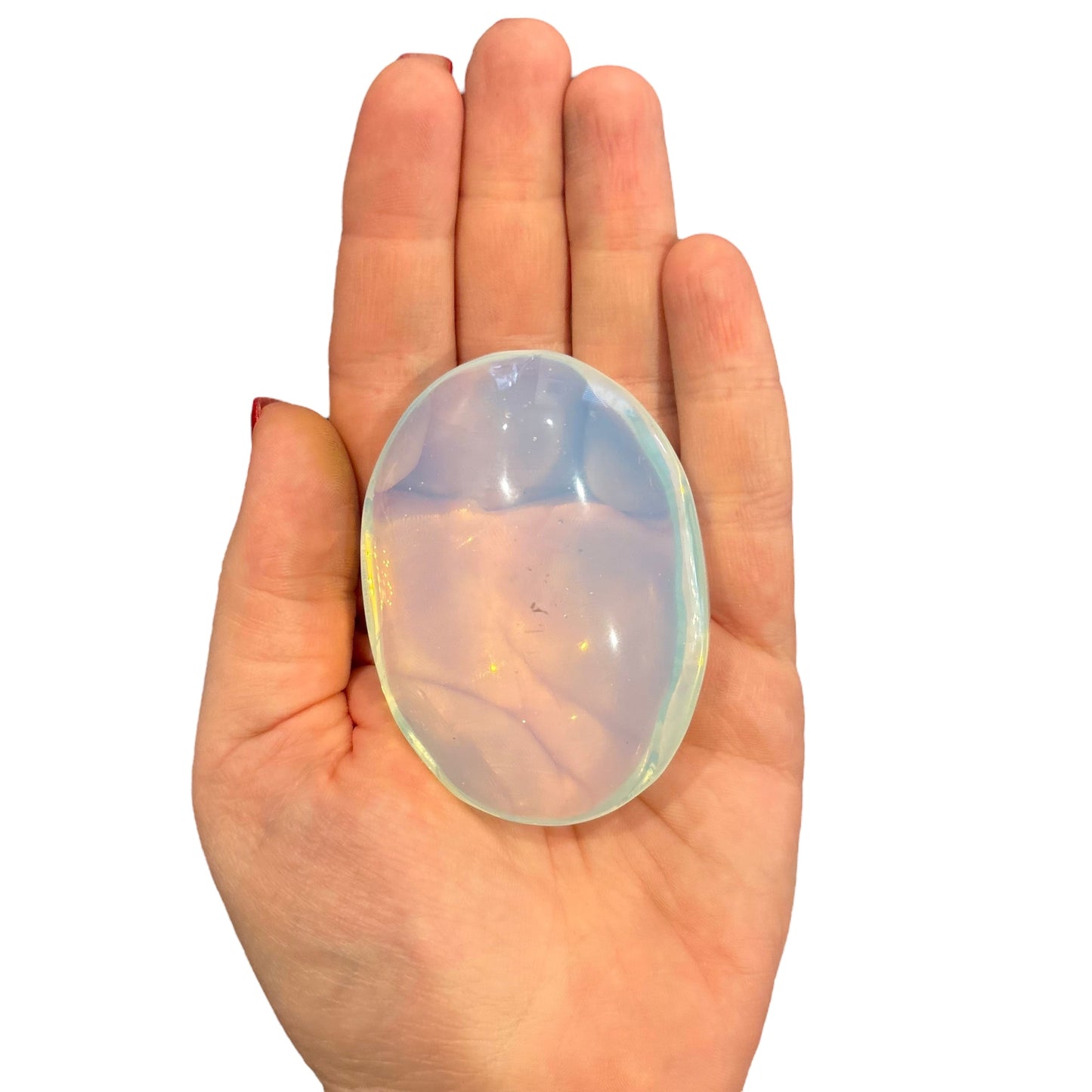 128g Opalite Palm Stone
