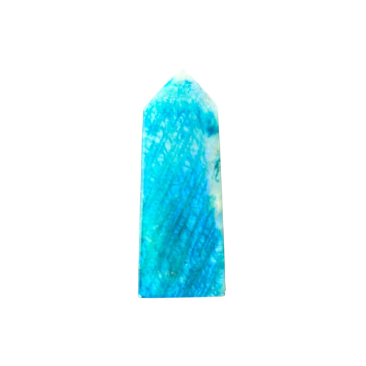 62mm Dyed Blue Moonstone Point