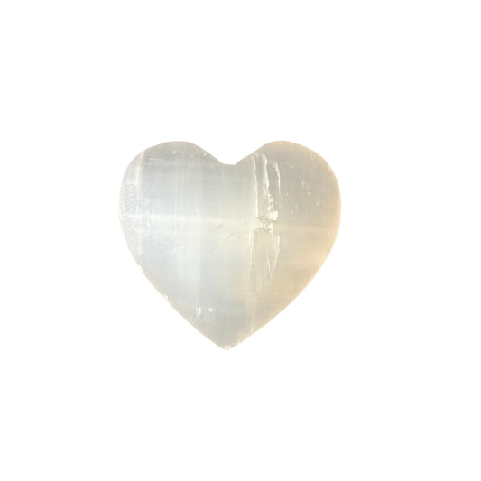 70g Selenite Heart
