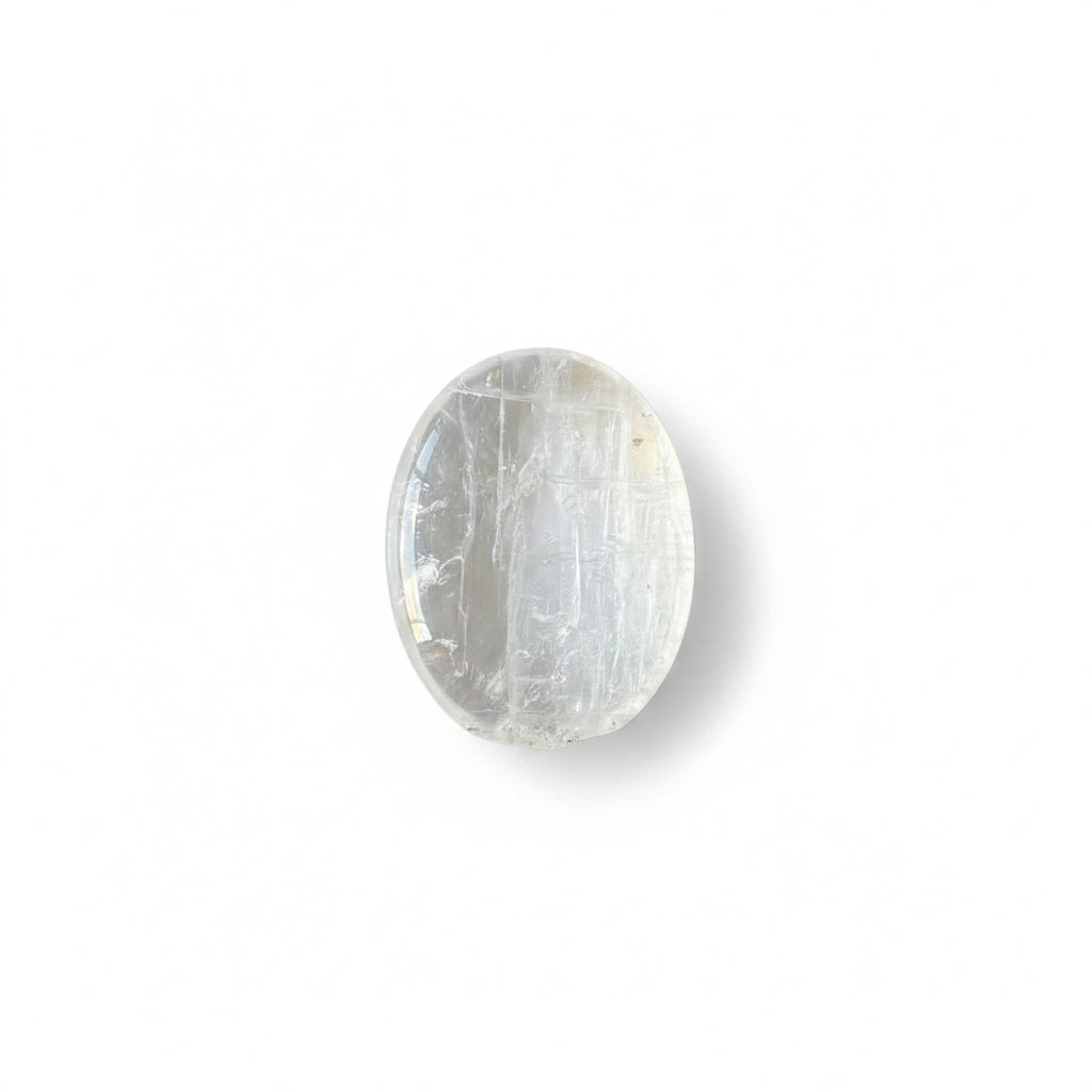 36g Clear Quartz Palm Stone