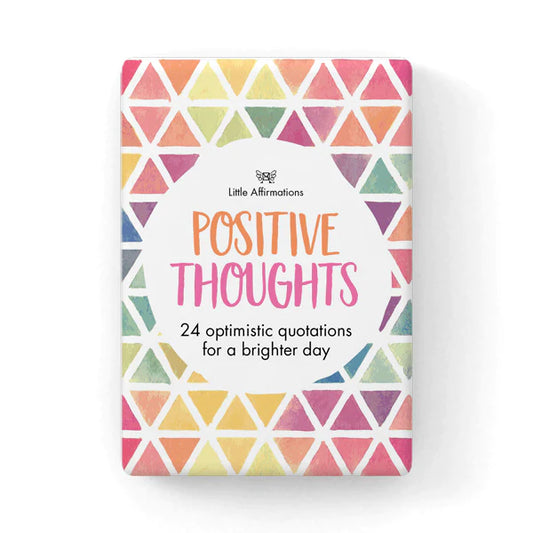 Positive Thoughts affirmation cards