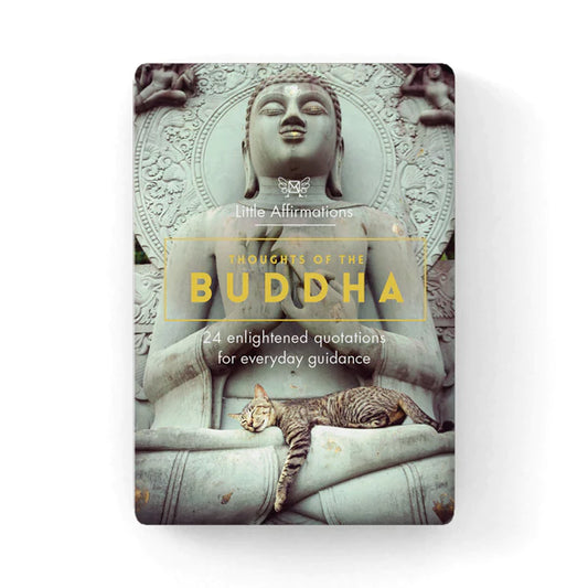 Thoughts of the Buddha affirmation cards